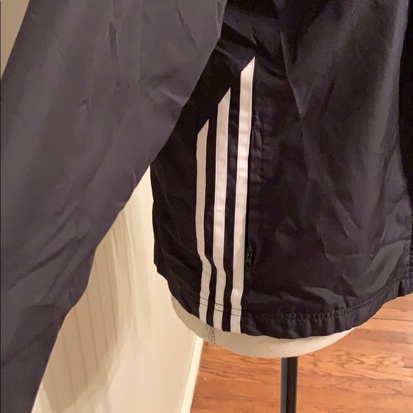 Adidas Black Wind Breaker Jacket - Picture 3 of 5